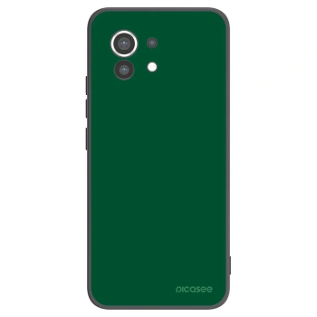 Picasee crna silikonska maskica za Xiaomi Mi 11 - Green Gleam