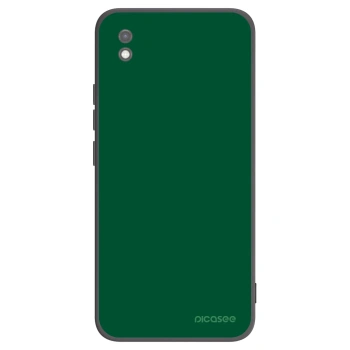 Picasee crna silikonska maskica za Xiaomi Redmi 9AT - Green Gleam