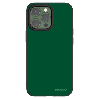 Picasee crna silikonska maskica za Apple iPhone 13 Pro - Green Gleam