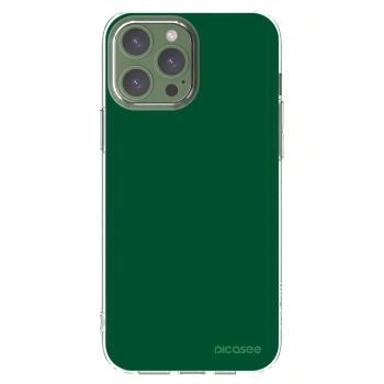 Picasee silikonska prozirna maskica za Apple iPhone 13 Pro Max - Green Gleam