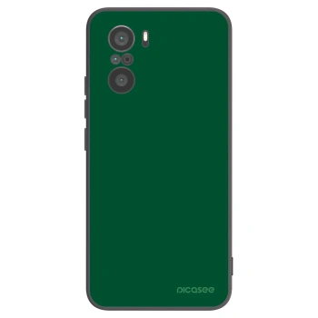 Picasee crna silikonska maskica za Xiaomi Poco F3 - Green Gleam