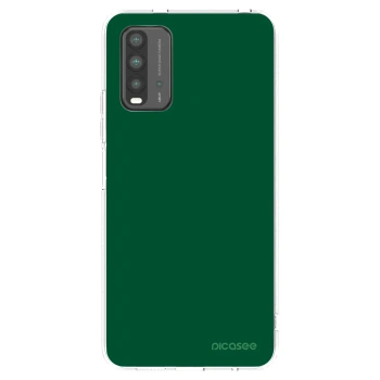 Picasee silikonska prozirna maskica za Xiaomi Redmi 9T - Green Gleam