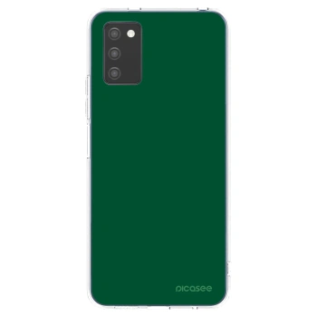 Picasee silikonska prozirna maskica za Samsung Galaxy A02s A025G - Green Gleam