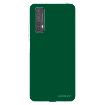 Picasee silikonska prozirna maskica za Realme 7 - Green Gleam