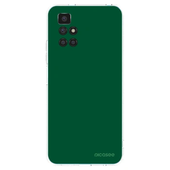 Picasee silikonska prozirna maskica za Xiaomi Redmi 10 - Green Gleam