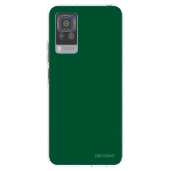 Picasee silikonska prozirna maskica za Vivo X60 Pro 5G - Green Gleam