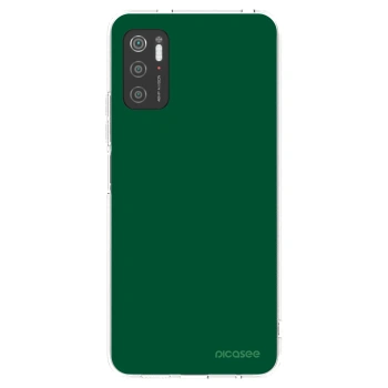 Picasee silikonska prozirna maskica za Xiaomi Poco M3 Pro 5G - Green Gleam