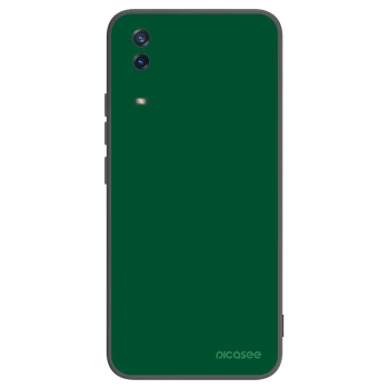 Picasee crna silikonska maskica za Vivo Y11s - Green Gleam