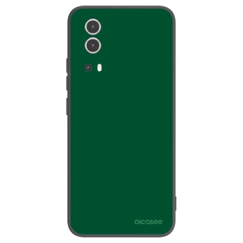 Picasee crna silikonska maskica za Vivo Y72 5G - Green Gleam