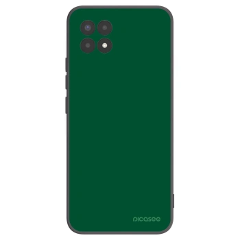 Picasee crna silikonska maskica za Realme 8i - Green Gleam