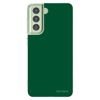 Picasee silikonska prozirna maskica za Samsung Galaxy S21 FE 5G - Green Gleam