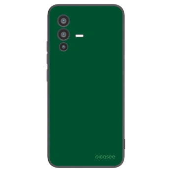 Picasee crna silikonska maskica za Vivo V23 5G - Green Gleam