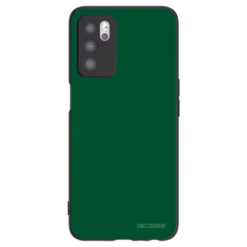 Picasee crna silikonska maskica za OPPO A16s - Green Gleam