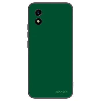 Picasee crna silikonska maskica za Vivo Y01 - Green Gleam