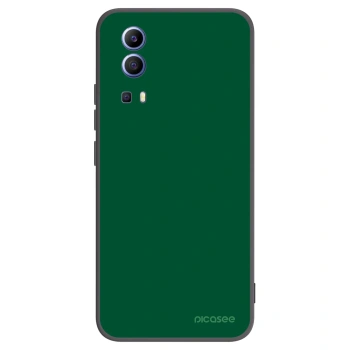 Picasee crna silikonska maskica za Vivo Y52 5G - Green Gleam
