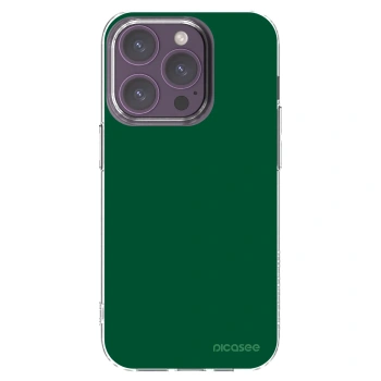 Picasee silikonska prozirna maskica za Apple iPhone 14 Pro - Green Gleam