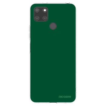 Picasee silikonska prozirna maskica za Realme C21Y - Green Gleam