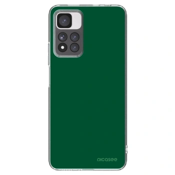 Picasee silikonska prozirna maskica za Xiaomi Redmi Note 11 Pro+ 5G - Green Gleam