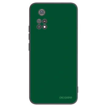 Picasee crna silikonska maskica za Xiaomi Poco M4 Pro - Green Gleam