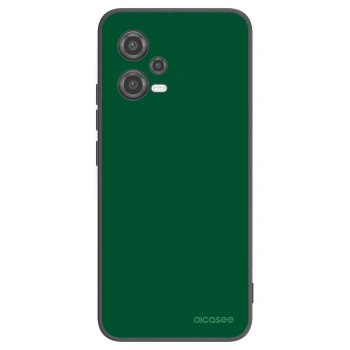 Picasee crna silikonska maskica za Xiaomi Poco X5 - Green Gleam