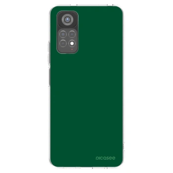 Picasee silikonska prozirna maskica za Xiaomi Redmi Note 11S 5G - Green Gleam