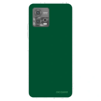 Picasee silikonska prozirna maskica za Motorola Moto G72 - Green Gleam