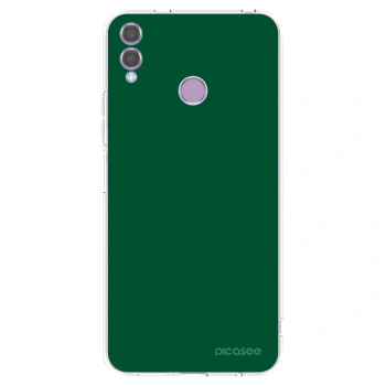 Picasee silikonska prozirna maskica za Honor 8X - Green Gleam