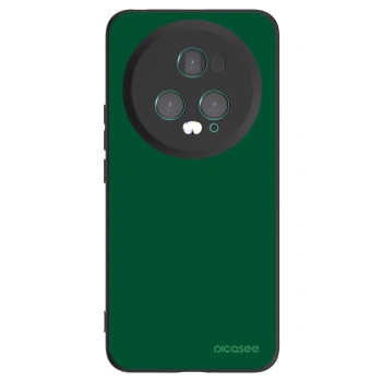 Picasee crna silikonska maskica za Honor Magic5 Pro - Green Gleam