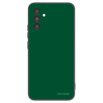 Picasee crna silikonska maskica za Samsung Galaxy A04s A047F - Green Gleam