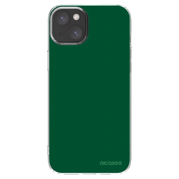 Picasee silikonska prozirna maskica za Apple iPhone 15 Plus - Green Gleam