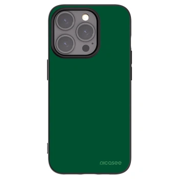 Picasee crna silikonska maskica za Apple iPhone 15 Pro - Green Gleam