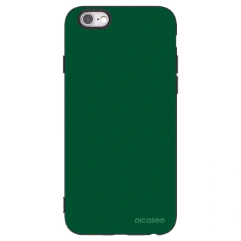 Picasee crna silikonska maskica za Apple iPhone 6/6S - Green Gleam
