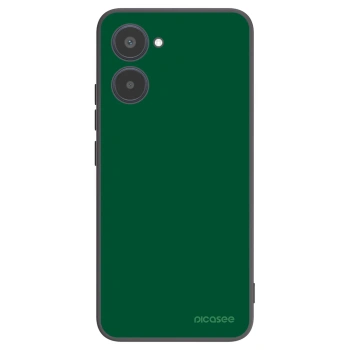 Picasee crna silikonska maskica za Realme 10 4G - Green Gleam