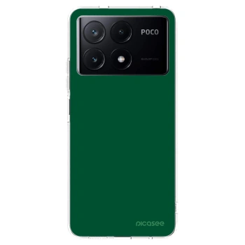Picasee silikonska prozirna maskica za Xiaomi Poco X6 Pro - Green Gleam