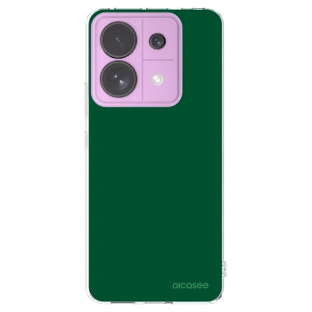 Picasee silikonska prozirna maskica za Xiaomi Redmi Note 13 Pro 5G - Green Gleam