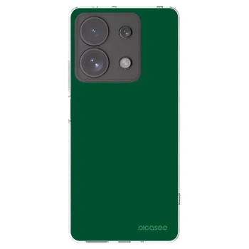 Picasee silikonska prozirna maskica za Xiaomi Redmi Note 13 Pro 4G - Green Gleam