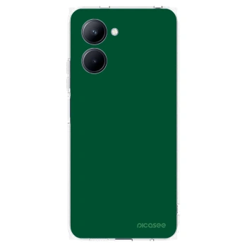 Picasee silikonska prozirna maskica za Realme C33 (2023) - Green Gleam