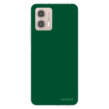 Picasee silikonska prozirna maskica za Motorola Moto G53 5G - Green Gleam