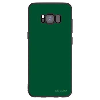 Picasee crna silikonska maskica za Samsung Galaxy S8 G950F - Green Gleam
