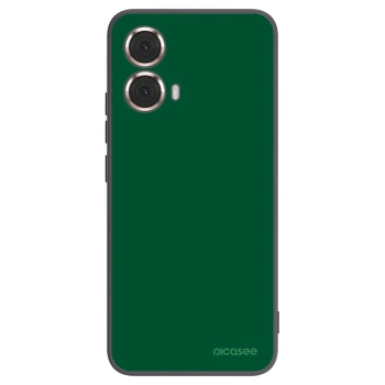 Picasee crna silikonska maskica za Motorola Moto G85 - Green Gleam