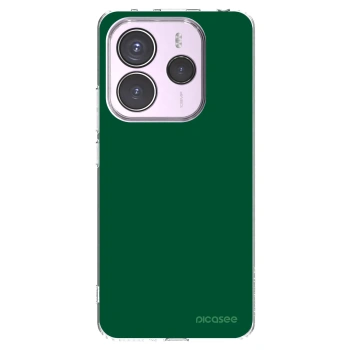 Picasee silikonska prozirna maskica za Xiaomi Redmi Note 14 5G - Green Gleam