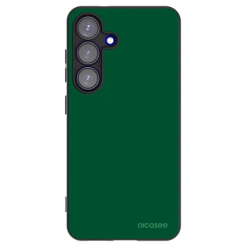Picasee crna silikonska maskica za Samsung Galaxy S25 5G - Green Gleam
