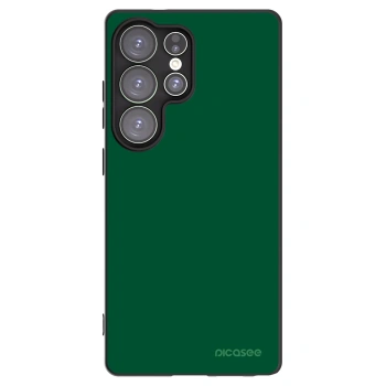 Picasee crna silikonska maskica za Samsung Galaxy S25 Ultra 5G - Green Gleam