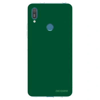 Picasee silikonska prozirna maskica za Huawei Y7 2019 - Green Gleam