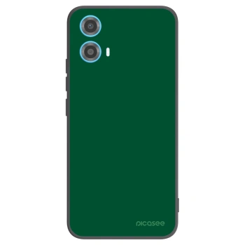 Picasee crna silikonska maskica za Motorola Moto G34 5G - Green Gleam
