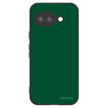 Picasee crna silikonska maskica za Google Pixel 9a - Green Gleam