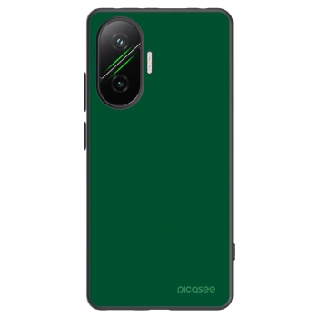 Picasee crna silikonska maskica za Xiaomi Poco F7 Pro 5G - Green Gleam