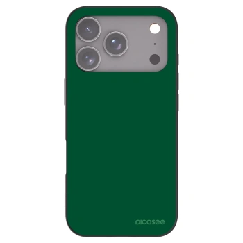 Picasee crna silikonska maskica za Apple iPhone 17 Pro - Green Gleam