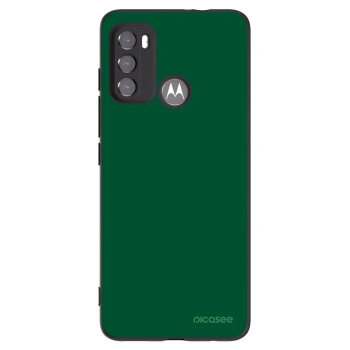 Picasee crna silikonska maskica za Motorola Edge 60 5G - Green Gleam