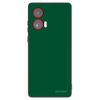 Picasee crna silikonska maskica za Motorola Edge 50 Fusion - Green Gleam